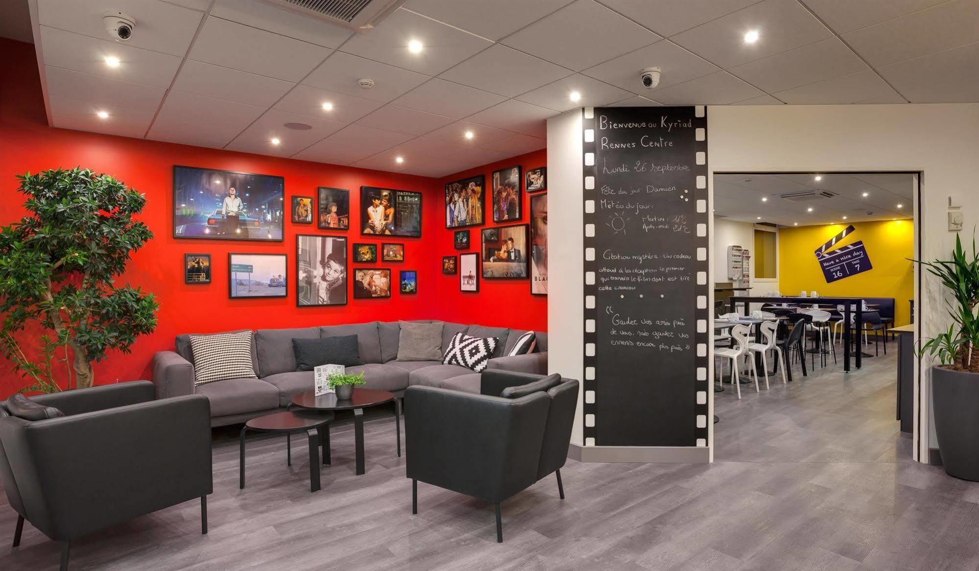 Hotel Kyriad Rennes Centre Gare Exteriör bild